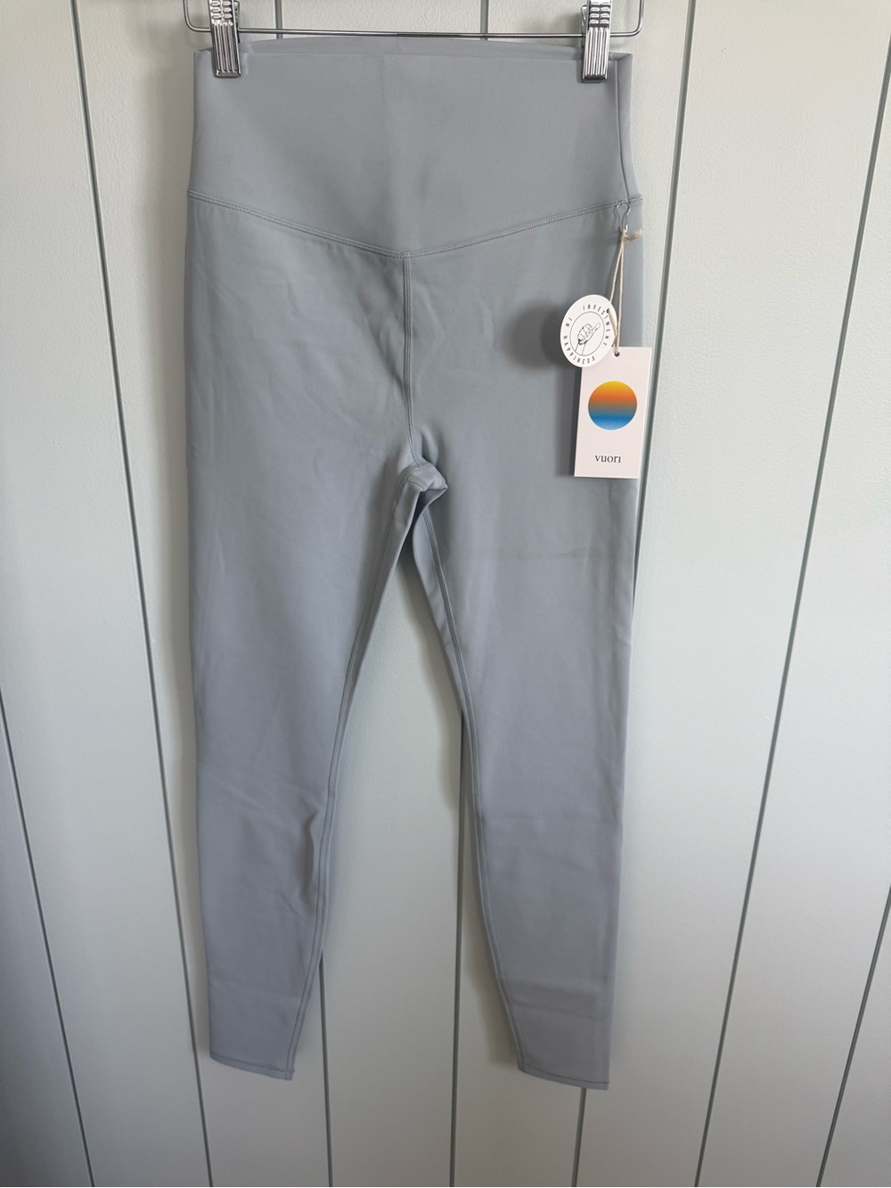 New Vuori Chilled Out Leggings in Chalk Blue Size Medium - Picture 3 of 11